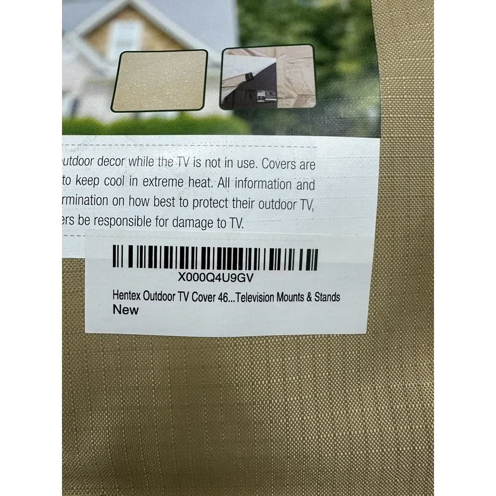 Hentex Outdoor TV‎ Cover Breathable 3 Layer Durable Weatherproof - 46